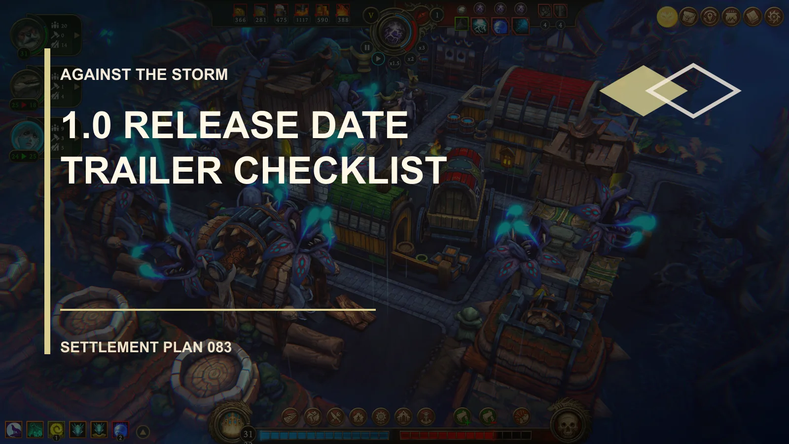 1.0 Release Date Trailer Checklist